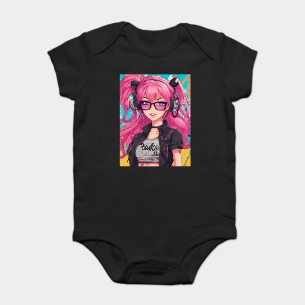 Top Hot Fist of the North Star Baby Bodysuit by animegirlnft